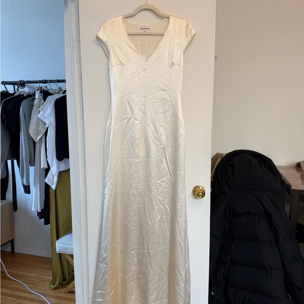 Reformation Genna Silk Gown